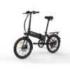 Baicycle Electric Bike , Foldable bike, Ebike 300W Motor, with 36V 10.4Ah Removable Battery, 25-45Km/h，with 300W Brushless Motor,APP Control,  20" Tires and Front Fork Suspension (Black)