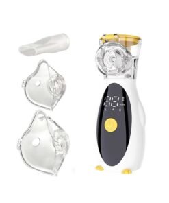 JoyousSto Household Nebulizer Ultra-Quiet Portable Nebulizer Compact Nebulizer with Auto-Cleaning Mode Nebulizer for Adults Kids Travel and Home Use