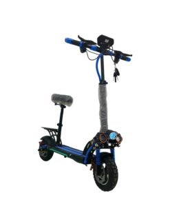 Winner Sky Electric Scooter E10 with Speed Metre Screen, 2000W Motor, Full Foldability, 48V 13Ah Battery, Anti-Theft Remote Control Blue