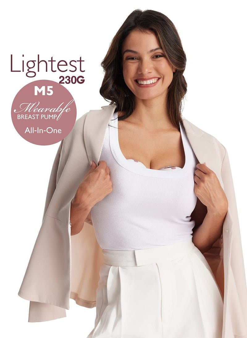 Momcozy Electric, Hands Free, Portable, Painless, All-In-One M5 Double Breast Pump With 3 Modes And 9 Levels - Image 2