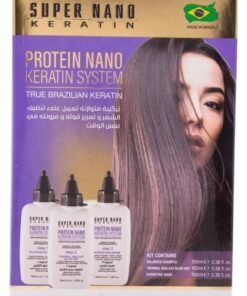 SUPER NANO KERATIN Protein Nano Hair Keratin Kit 3x100ml