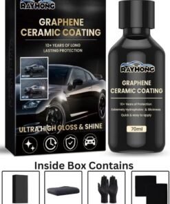 RAYHONG Graphene Ceramic Coating 70ml Graphene Car Coating for Long Lasting Protection Ultra High Gloss and Shine Coating Car Protective Film
