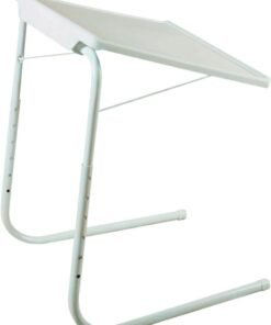 Aidapt Light Duty Easy to Move Portable Foldable Adjustable Multi Functional Table White