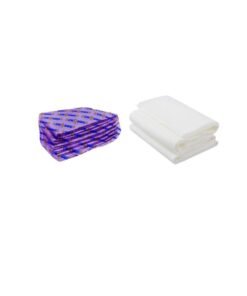 STAR BABiES Combo Pack Diposable Changing Mat 6Pcs With Disposable Towel Pack Of 3 Lavender