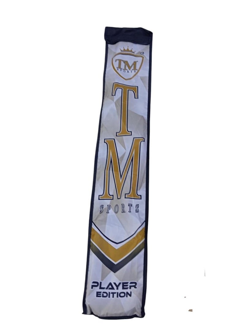 Tm Sports Taimoor Mirza Edition Cricket Bat For Tennis Ball And Tape Ball Cricket With Cover - For Professionals With Cover Bag