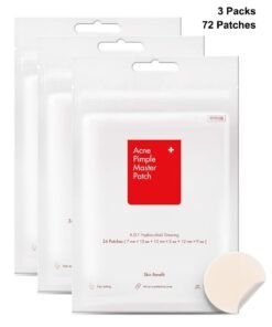 Arabest Acne Pimple Patch Absorbing Hydrocolloid Spot Treatment Fast Healing, Blemish Cover（3Packs，72-Patches）