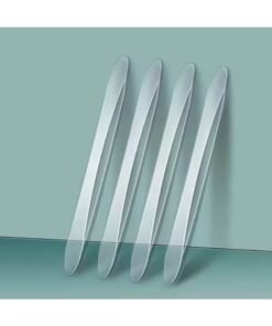 HALAMODO 4 Packs Anti-Collision Patch Car Bumper Guard Strip Anti-Scratch Bumper Protector Trim Universal Rear Bumper Protector Car Door Edge Guards Car Side Door Edge Guards Protector (White)