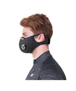Anti-Pollution Face Mask Dust mask Reusable Respirators Unisex Mouth mask Cycling Mask Adjustable for Allergies Woodworking,Cycling, Running,Outdoor Sports, Equipped with 3 replaceable breathing valves,Black - Image 4