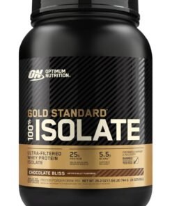 Optimum Nutrition Gold Standard 100% Isolate, 25 Grams of Protein, Hydrolyzed And Ultra-Filtered Whey Protein Isolate - Chocolate Bliss, 1.64 Lbs, 24 Servings (744 G)