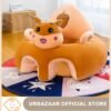 URbazaar Baby Sofa Learn Sitting Chair Nursery Support Seat Pillow Protector Plush Cushion Infant Sitting Chair Baby Support Seat Infant Plush Seats for Toddlers (Hamster)