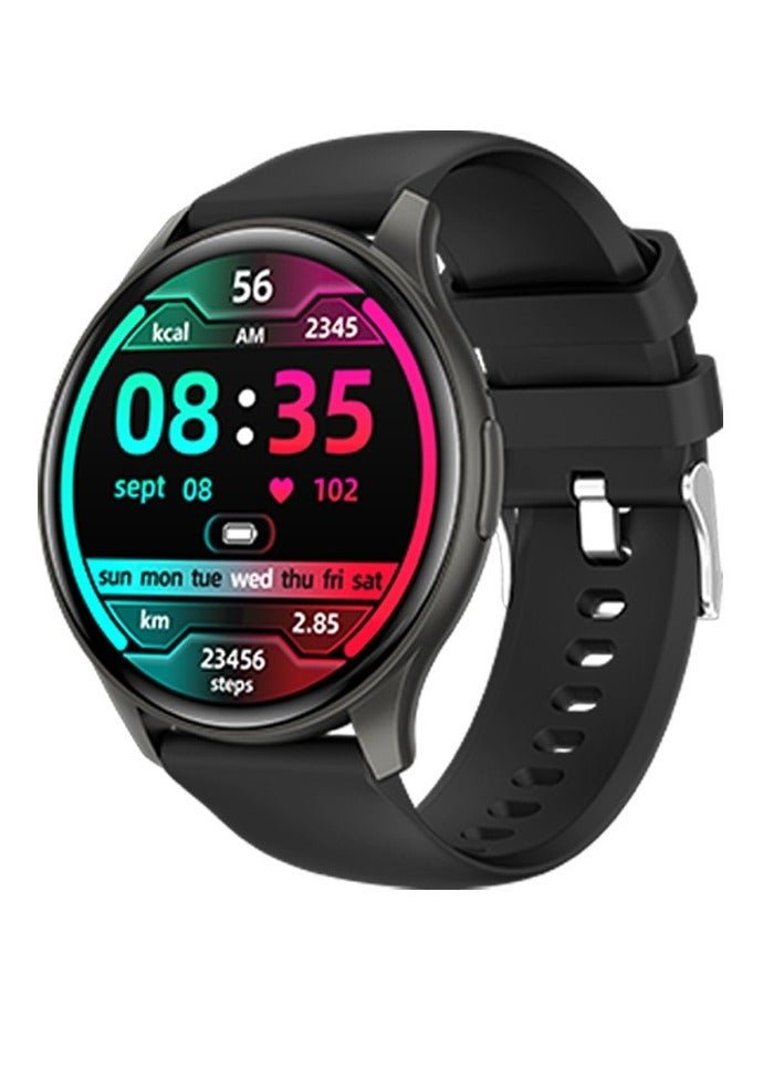 ZW60 Smart Watch, Amoled Round Screen Bluetooth Call Health Sports Watch, Lightweight And Comfortable Magnetic Charging Smart Wrist Watch For Men And Women, (1pc, Blue)