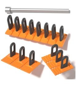 SOLARAE Car Dent Repair Tools, Heavy Duty Paintless Repair Removal Tools Strong Dent Puller Handle Lifter Yellow Glue Tabs Powerful Body Repair Dent Remover Tool Kit for Car Dent Repair, Yellow