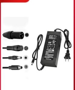 Captaintech UL Certified 54.6V 2A Fast Electric Bike Charger for 48V Ebike Battery - Compatible with Lectric XP 2.0/3.0, Ecotric City/Beach, Evercross H5/H7