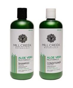 Mill Creek Botanicals Aloe Vera Shampoo And Conditioner Bundle (14 Oz Each)