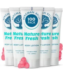 BERGMAN KELLY Travel Size Lotion (1 Fl Oz 100 Pk Nature Fresh) Delight Your Guests With A Refreshing & Soothing Body Lotion Quality Mini And Small Size Guest Hotel Toiletries In Bulk