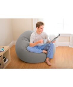 Alternative view of INTEX Beanless Bag Inflatable Lounge Chair Grey 114x114x71cm