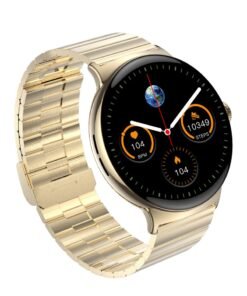 Faster Smart Watch 4 Pro Amoled 1.43" Always On Display Gold