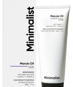 MINIMALIST Marula Oil 5% Face Moisturizing Cream For Dry Skin With Hyaluronic Acid For Deep Nourishment And Hydration