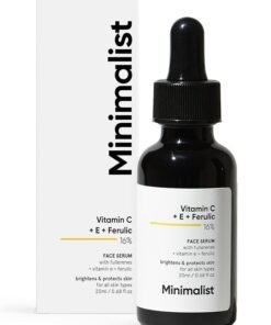 MINIMALIST 16% Vitamin C+ E + Ferulic Face Serum, Antioxidants Rejuvenate the Skin, Brightening Toner - 20 ML