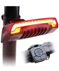 Meilan X5 Smart Bike Tail Light Wireless Turn Signals Automatic Brake Light Ground Warning Line Remote Control Usb Rechargeable Waterproof Safety Warning Rear Back Cycling