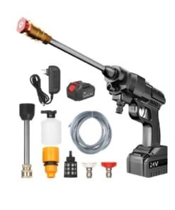 Battery Operated Washer pump 48V Single Phase PVC Body With Extra Battery