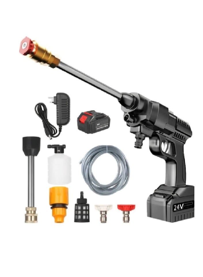 Battery Operated Washer pump 48V Single Phase PVC Body With Extra Battery
