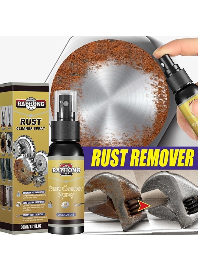 RAYHONG Rust Cleaner Spray - Stainout Boat Rust Remover, Stain out Boat Rust Remover, Multipurpose Rust Remover Spray for Metal, Rust Remover Inhibitor Derusting Spray Car Maintenance Cleaning Tool 30ml