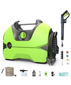 ZLH HITY Electric Pressure Washer,2900-PSI,2.8-GPM,Power Washer,Foam Cannon for Car,4 Different Nozzles and 52.5FT Hose,for Cars,Garden, Yard, Fence, Driveway