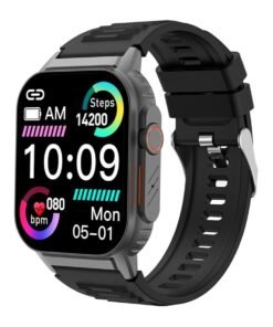 AROAQ G41 Smart Bracelet with 2.01 Inch Display IP67 Waterproof Smartwatch with Bluetooth Calling Heart Rate Monitoring Non-Invasive Blood Glucose HRV and MET Tracking