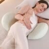 DUNISO Pregnancy Pillows, multifunctional waist protection pillow, U shaped anti pilling side sleeping pillow, with small pillow,adjustable，removable and washable, suitable for the back, legs, abdomen and buttocks