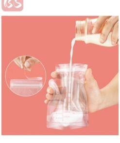 Alternative view of BS 120-pack Double-Layer Sealed Breast Milk Storage Bags | Large 250ml/8oz Capacity Self-standing Leak-proof Design | Food-grade Material, BPA-free | Separate Inlet/Outlet Design to Prevent Contamination | Writable Labels for Easy Record Keeping | Pre-sterilized and Ready to Use | Supports Freezing/Refrigeration/Heating in Multiple Scenarios