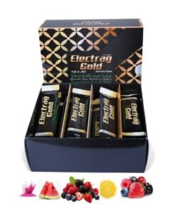 Electrag Gold Sugar‑Free Electrolyte Powder, 24 Sachets – Fast Hydration Mix with MCT Oil & Vitamins B6/B12/D – Keto & Vegan (Mixed Flavours)