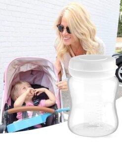 Alternative view of Lesha 6 Count Breastmilk Storage Bottles with Lock-Tight Cap, 6.3 Ounce / 180 Ml Breast Milk Storage Containers for Fridge, Breastmilk Storage Bag Alternative Breastfeeding Supplies