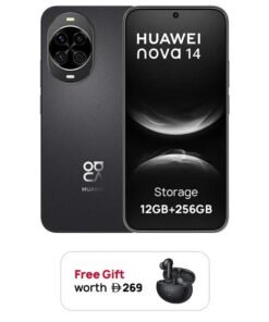 HUAWEI Nova 14 Dual SIM Black 12GB RAM 256GB with 100W HUAWEI SuperCharge Turbo + FOC - Middle East Version