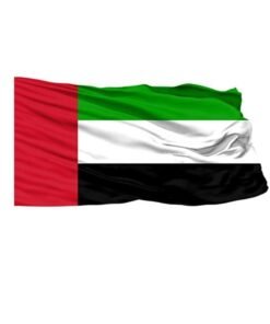 Yuwell UAE Flag United Arab Emirates Flag National Day Durable Long Lasting For Outdoor And Indoor Use For Building Home And Car Decoration 2.5X20 Meter