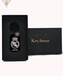 KeyAmor lux Real Madrid keychain for Real Madrid team fan, comes in fancy gift box which makes it a perfect choice for a special gift