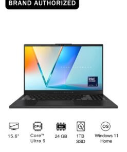 ASUS Vivobook Pro Laptop With 15.6-Inch Full HD Display,Intel Core Ultra 9 285H Processor/24GB RAM/1TB SSD/Nvidia RTX 4050 Graphics/Windows 11 Home English Gray