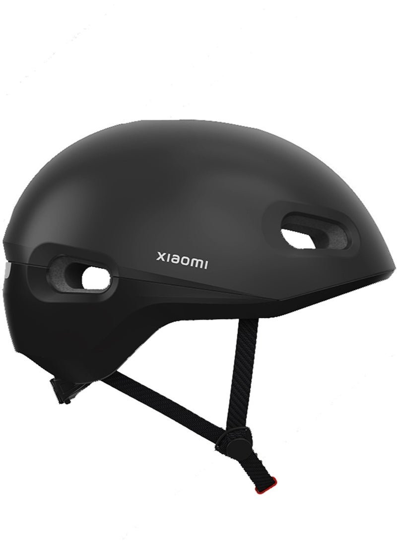 Xiaomi Mi Commuter Helmet, Medium Size, Durable PC Shell, With Rear Reflector Scooter, Impact Resistance, Easy and Comfortable, Black