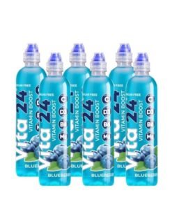 Vita 24 Vitamin Boost Hydrate, Vitamin Drink Blueberry, 500ml pack of 6