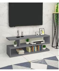 XiuWoo 3-Tiers Personalized TV Table TV Rack Cabinet Modern Media Storage Stand Console Coffee Table Home Office Storage Rack Side End Table for Living Room Bedroom Office