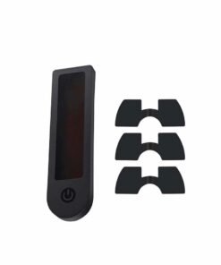 SOLARAE Scooter Replacement Part Accessory Waterproof Silicone Cover Dust Proof Dashboard and 3 Pieces Rubber Vibration Dampers for Xiaomi Mijia M365/ M365 Pro Scooter