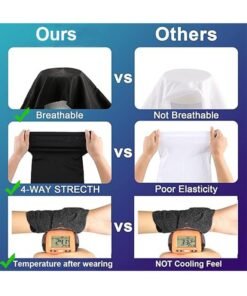 Tersely 2 Pack Breathable Cooling Neck Gaiters, Ice Silk Face Shield Scarf, Multifunctional Headwear Bandana Face Cover,UV Protection Headband Scarf,Reusable Stretchy Balaclava (Black+White) - Image 4