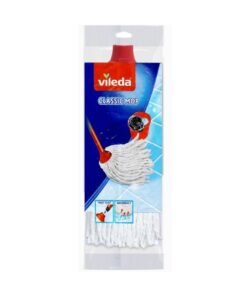 Vileda Classic Cotton Floor Mop Refill,  Super Absorbent, Cost-Effective, White, 10 X 6 X 35 CM Multicolour