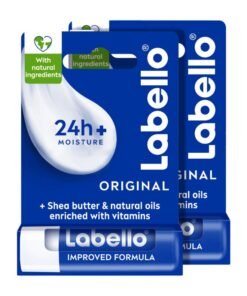 Labello Moisturizing Lip Balm Original With Shea Butter 4.8g  Pack of 2