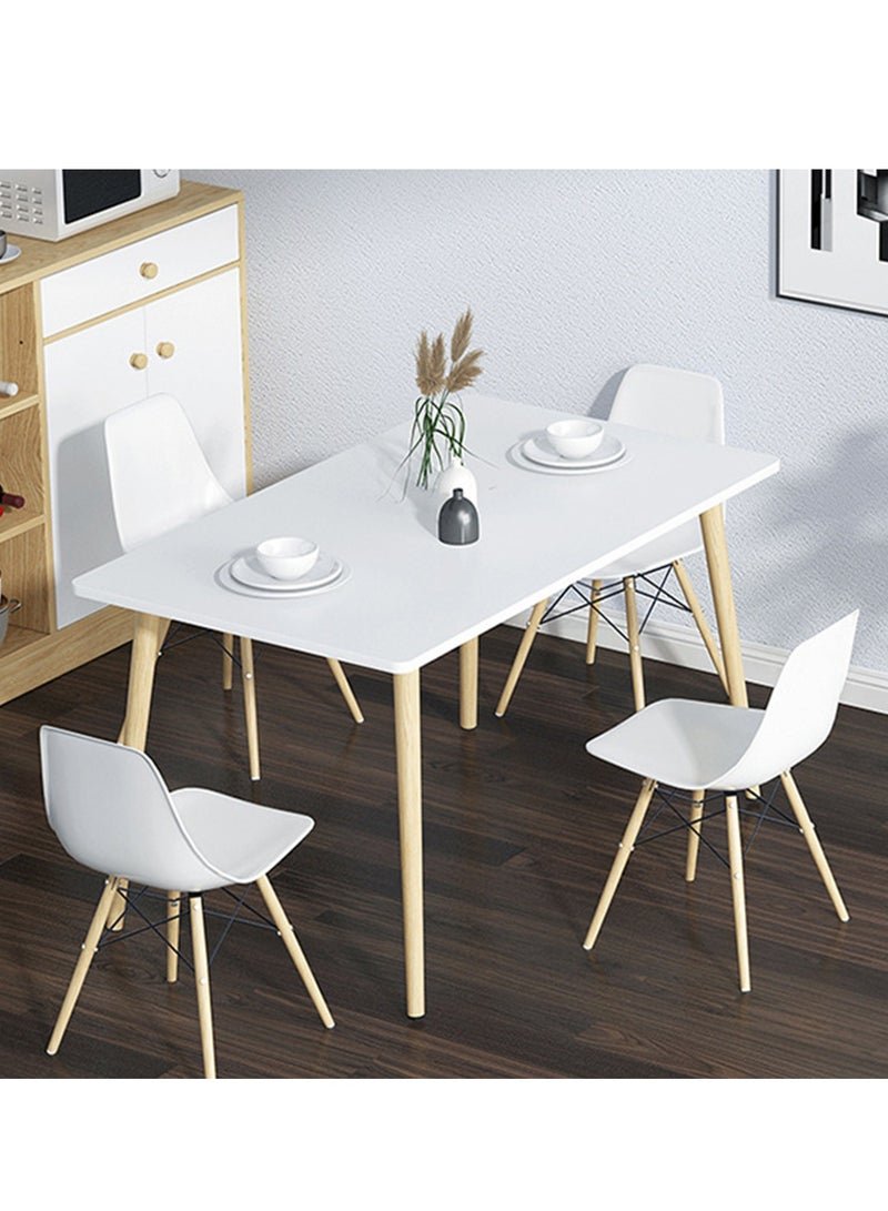 YY-Recheer Modern Dining Table Kitchen Table, Rectangle Wood Home Living Room Table Bedroom Storage table, Office Meeting Table