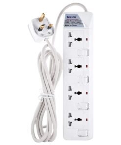 Tersen Extension Bar with 3 Meter Wire 4 sockets