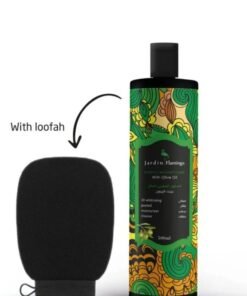Jardin Flamingo Moroccan Soap Liquid Olive Oil With Loofah 500ml