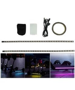 Scooter LED Light Strip Waterproof Chassis Colorful Night Safe Cycling Bar Lamp Skateboard Decorative Night Light For Xiaomi Mijia M365 Electric Scooter Skateboard