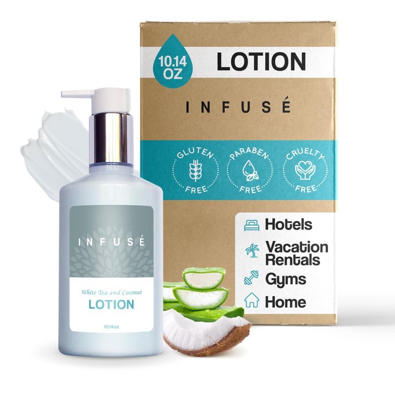 Terra Pure Infuse Lotion Retail Size Hotel Amenities 1014 oz Single