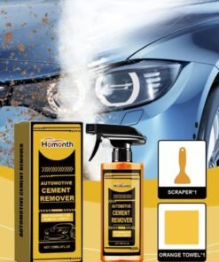 Homonth Automotive Cement Remover Concrete Dissolver | Stain Solution Cleaner for Cement, Metal, Automobile - Mild Formula Cleaning 120ml